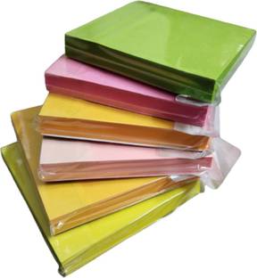 Litheworld Sticky Notes 600 Sheets Regular, 6 Colors