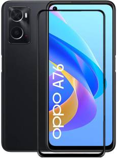 MOBIGENIX Edge To Edge Tempered Glass for OPPO A76 , OPPO a76 ,A76