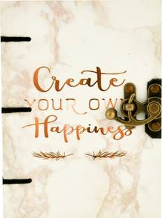 The Vintage Journal Motivational Quotes Euro Binding Diary With Lock Closure A5 Diary Un-ruled 144 Pages