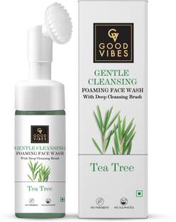 GOOD VIBES Tea Tree Gentle Cleansing Foaming  Face Wash