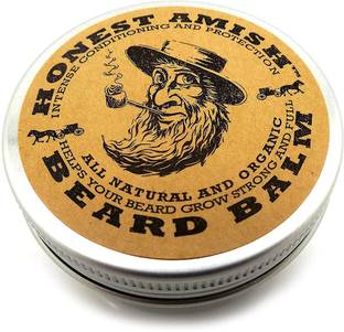 Honest Amish All Natural Beard Balm Leave - In Conditioner - 59Gm Beard Cream