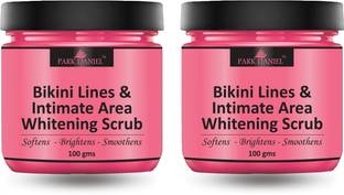 PARK DANIEL Bikini Lines Intimate Area Skin Moisturize Softens Cream Pack of 2 of 100 GM Scrub