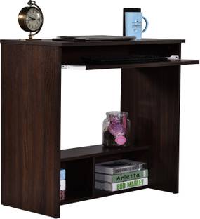 DeckUp Bonton Walnut Engineered Wood Study Table