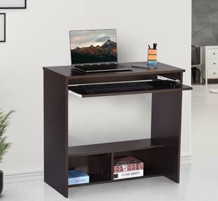 DeckUp Bonton Dark Wenge Engineered Wood Study Table