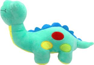 Kraftix Turquoise Blue Dinosaur Stuffed Plush Soft Toy Doll Animal KST380223  - 23 cm