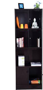 DeckUp Cove Engineered Wood Semi-Open Book Shelf