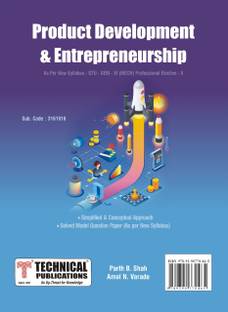 Product Development & Entrepreneurship for GTU 18 Course (VI- Mech./Prof. Elec.-II - 3161916)
