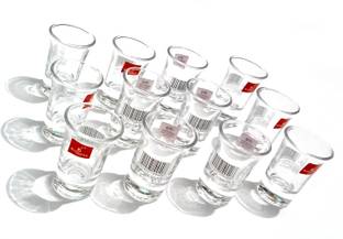 JAMM (Pack of 12) Crystal Clear Shot Glass 50 ML for Vodka/Wine/Full JAR SODA (Set of 12) Glass Set Shot Glass