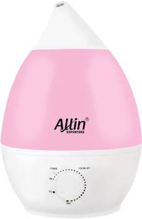 Allin Exporters Room Cool Mist Ultrasonic Humidifier Automatic Shut-Off and Mist Level Control Air Purifier for Home Office Bedroom Baby Room Humidifier
