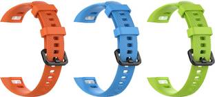 Rapidotzz 3 in 1 Adjustable Replacement Straps for Huawei Honor Band 4 / Honor Band 5 Smart Watch Strap
