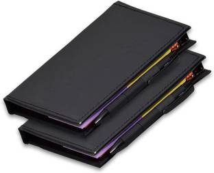 Flipkart SmartBuy Notepad Memo Holder Desk Organizer with sticky Notes Gift Set with Pen Pocket-size Memo Pad UN RULED 50 Pages