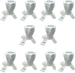Atheniam POLO Premium Quality 10Pcs Plastic Water Tap for Kitchen, Bathroom, Wash Basins Bib Tap Faucet