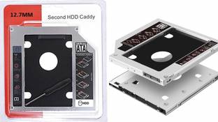 TERABYTE 12.7 MM HDD CADDY 2nd SATA 2.5'' Internal CD/DVD-ROM to Expanded Data Storage 2.5 inch 12.7MM...