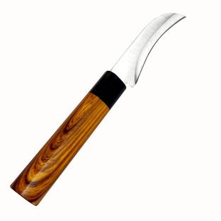 Shoppernation 1 Pc Stainless Steel Knife Wooden Handle Vegetable Pairing Carving Knife Small