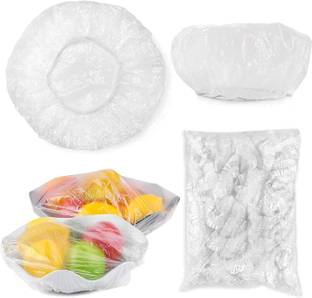 swopply 50 pcs fresh keeping bags reusable elastic food storage covers plastic sealing 20 inch Lid, Pack of 1