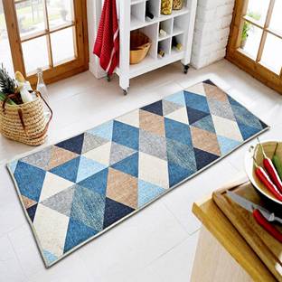 Ishro Home Rubber, Velvet Floor Mat