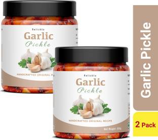 Relishta Maa Ke Hath Ka Mother Made Homemade Masalo Se Bana HomeMade Combo Garlic Pickle