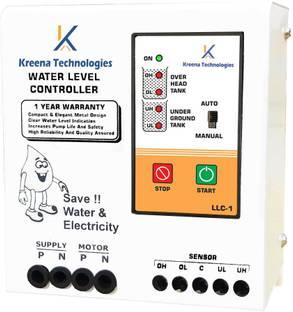 kreena technologies Metal body Fully auto water controller for up and down tank with 6 sensors Wired Sensor Security System