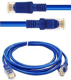 TERABYTE Patch Cable 1 m 1 Meter RJ45 CAT5/5E Ethernet Internet Network LAN Cable Wire High Speed