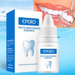 EFERO Whitening Liquid Set Cotton Swab Remove Smoke Stains Coffee Stains Dental Teeth Whitening Kit