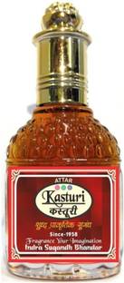 INDRA SUGANDH Pure Attar Kasturi 25 ml. The Rich Divine Fragrance 24 Hours Long Lasting Fragrance Herbal Attar