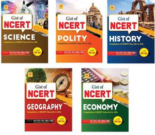 GIST OF NCERT COMBO(HISTORY+SCIENCE+GEOGRAPHY+ECONOMY+POLITY)