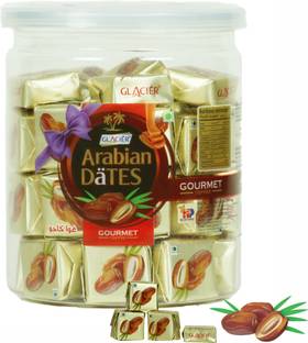 Glacier Arabian Dates Toffee / Cream Caramel Toffee Enriched with Natural Dates ( Khajoor ) Dates Toffee