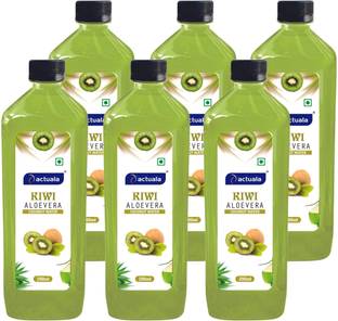 AACTUALA Kiwi Aloe Vera Coconut Water Fruit Juice, Aloe Vera Juice - 200ml, Pack of 6