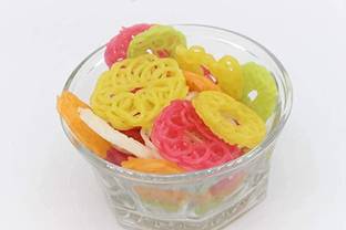 FreshoCartz Sabudana Emarti | Sago Jalebi | Sabudana Papad | Tapioca Fryums for Fast/Upwas Fryums