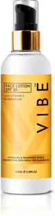 VIBE Face Sunscreen lotion Spf 20 With Vitamin C & Geranium