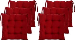 AMAK INC Microfibre Chair Pad Pack of 6 Solid