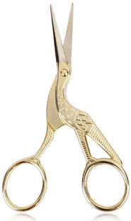 BOLT Retro Gold Plated Crane Sewing Tailoring Scissors 11.5cm Scissors