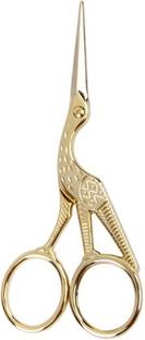 Power Up Imported Retro Gold Plated Crane Sewing Tailoring Scissors 11.5cm Scissors
