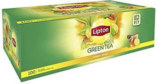 Lipton GREEN TEA ALL NATURAL HONEY LEMON 100 BAGS X 1 ZERO CALORIES Honey, Lemon Green Tea Bags Box