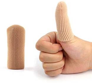 Shakuntla 1pc Toe Separators Fabric Gel Tube Bandage Finger and Toe Protector