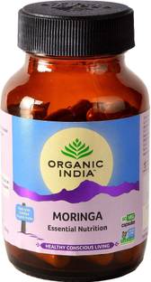 ORGANIC INDIA Moringa 60 Capsules Bottle