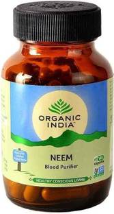 ORGANIC INDIA Neem 60 Capsules Bottle- (Pack Of 3)