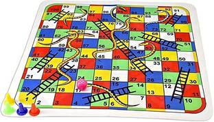 Dolphin52 SNAKE N LADDER, LUDO KING Party & Fun Board Game