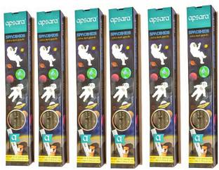 APSARA SPACE KIDS EXTRA DARK PENCIL (PACK OF 06 BOX) 60 Pencil