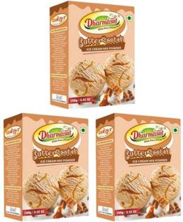 Dharmasut Butterscotch Instant Ice cream Premix Powder 100g*3 | 300 g