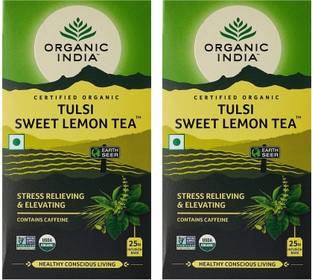 ORGANIC INDIA Tulsi Sweet Lemon Tea Bags Box