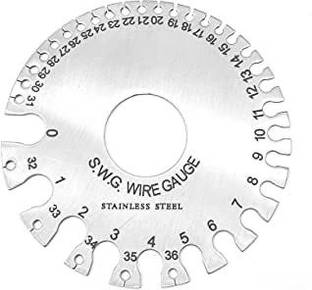 A-Mart™ Round Wire Gauge With 1-36 & mm Measuring for Wire Stainless Steel Hole Gauge