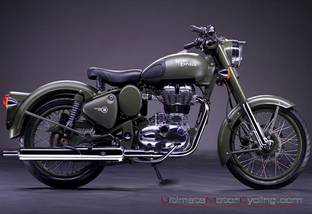 Poster Royal Enfield Motorcycle Poster Wall Poster sl1980 (13x19 Inches, Matte Paper, Multicolor) Fine Art Print