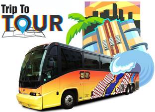 Poster Trip To Tour Poster Wall Poster sl2139 (13x19 Inches, Matte Paper, Multicolor) Fine Art Print