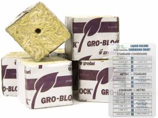 Groden Mini Blocks Grow Media Rockwool Stonewool Cube Propagation Manure