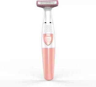 Lacossi Private Lady Part Bikini Shaver Trimmer for Women Underarm,Leg,Face Hairs Trimmer 60 min  Runtime 1 Length Settings