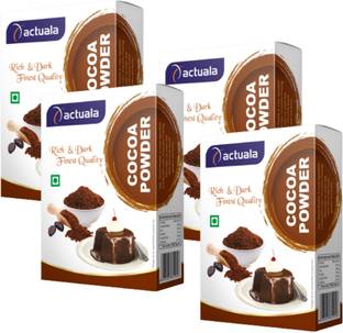 AACTUALA Unsweetened Cocoa Powder For Cake Baking - Pack of 4 Cocoa Powder
