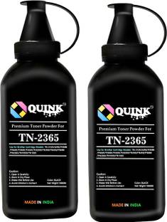 QUINK Toner Powder For Brother TN 2365 Brother HL-L2321,L2365,L2380,L2360,DCP-L2520, Black Ink Toner Powder