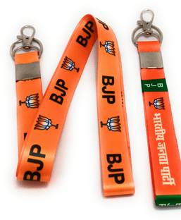 Key Era Bjp Bhartiya Janata party Lanyard I'd And Mini Keychain Key Chain