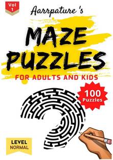 Maze Puzzles Game Book [ Normal level ]